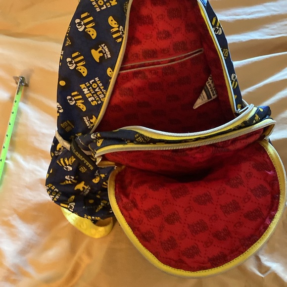 Harajuku Lovers Logo Bee Red Lining Light Weight Lots of Storage Backback main image 8